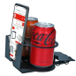 Preview: USB charger, cup/phone holder for ashtray 12Volt